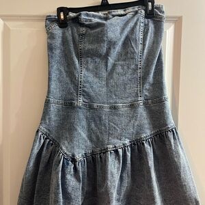 SHEIN Denim A-Line Dress